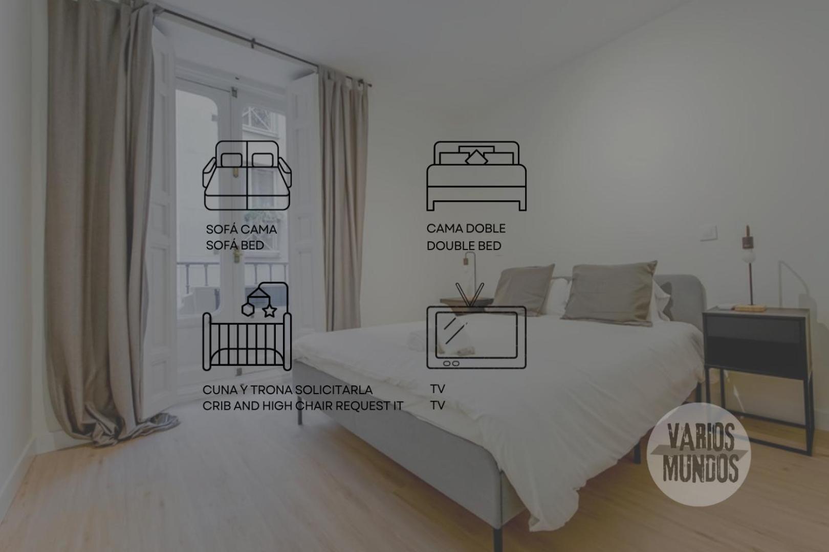Modern Apt Para 6Pax En La Plaza De Tirso-Centro E1 马德里 外观 照片