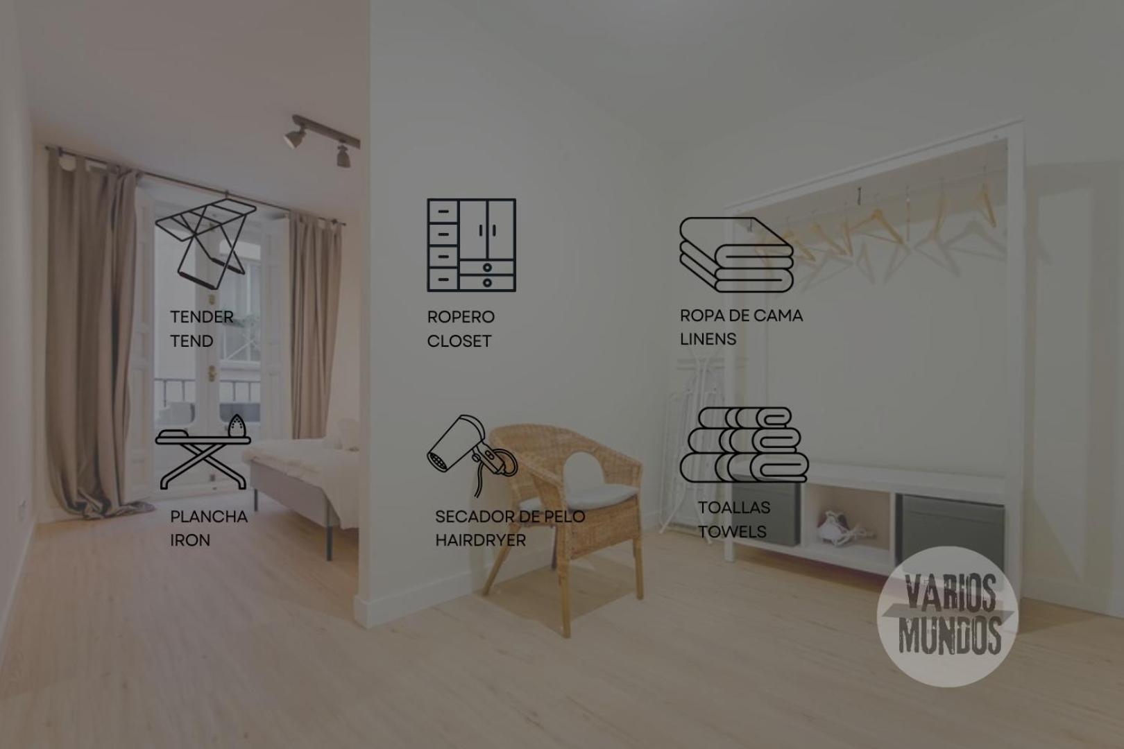 Modern Apt Para 6Pax En La Plaza De Tirso-Centro E1 马德里 外观 照片